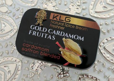 #GOLDMINTS 4pk Gold Cardamom Fruitas, Non-GMO