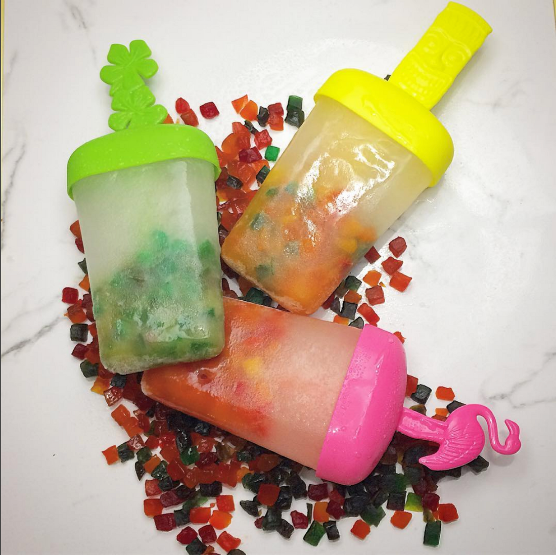 Totally Awesome Tutti Frutti Coconut Popsicles (KID FRIENDLY ALERT)