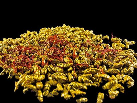 1 Metal Tin of Gold Cardamom Seeds Cluster (10g)